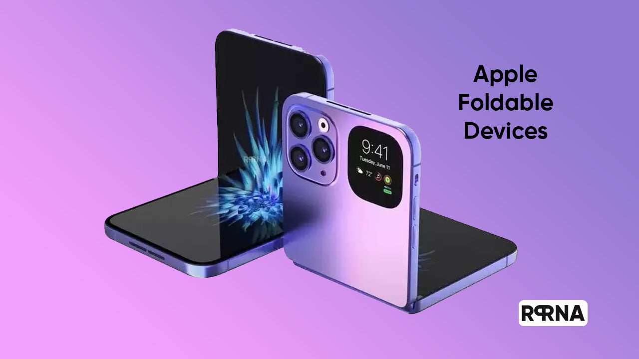 Apple foldable devices display