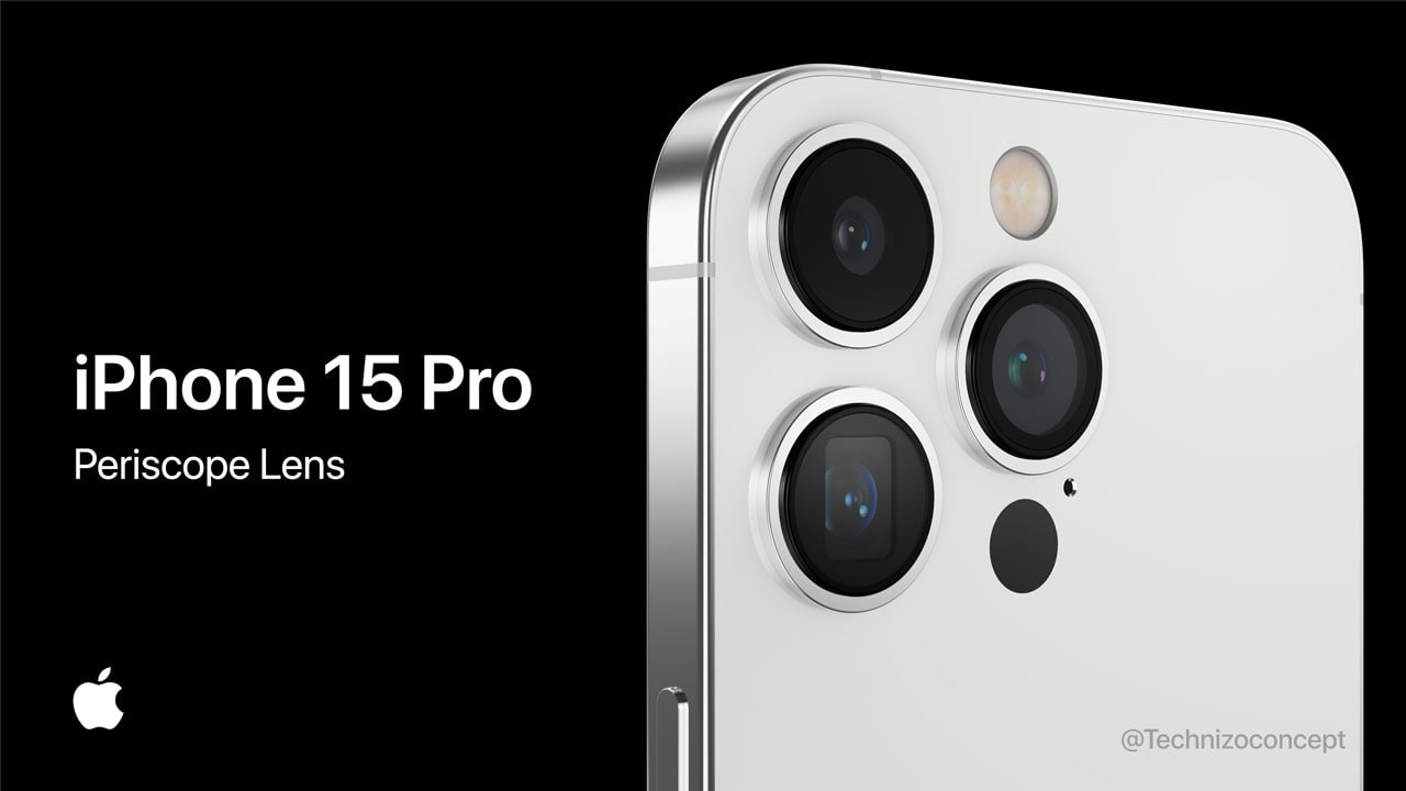 Apple iPhone 15 Pro concept renders show Periscope Lens, USB-C port - RPRNA