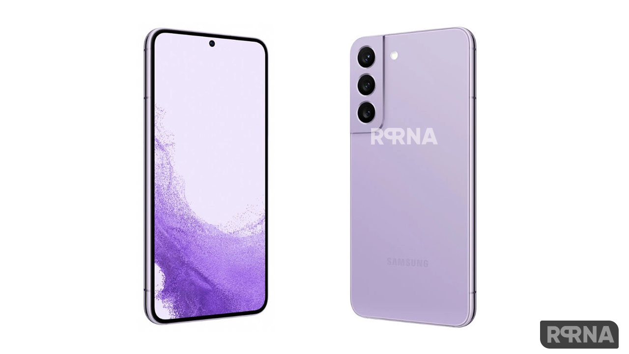 Galaxy S22 Bora Purple color