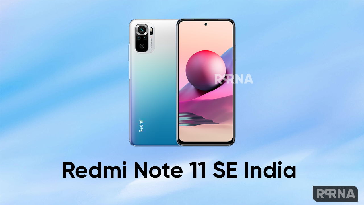 Redmi Note 11 SE India launch
