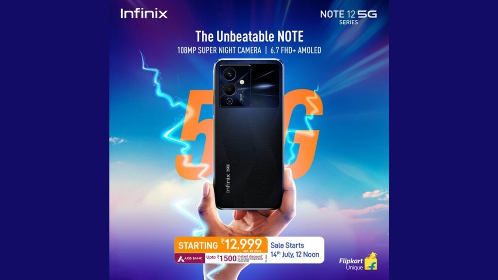 Transsion Infinix Note 12 5g Series Launched In India Equipped With Dimensity 810 Soc Rprna 