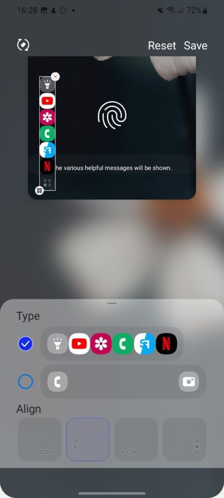 One UI 4.1 Lock Screen