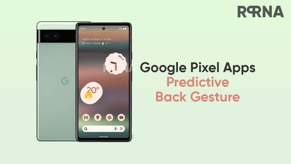 Google Pixel Android 13 predictive back gesture
