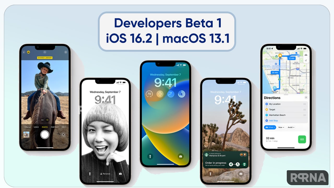 Developers beta 1 MacOS 13.1 IOS 16.2