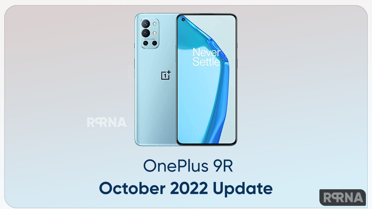 OnePlus 9R October 2022 5GSecurity update