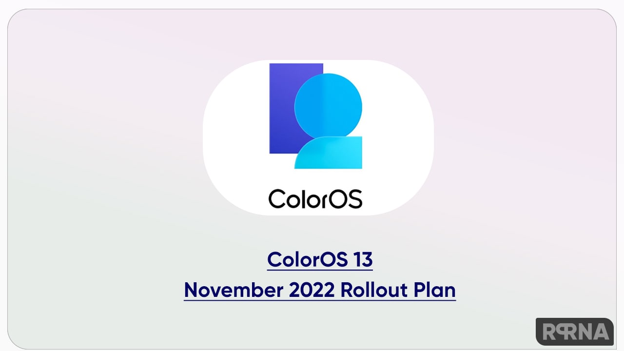 oNEpLUS Oppo November 2022 ColorOS 13