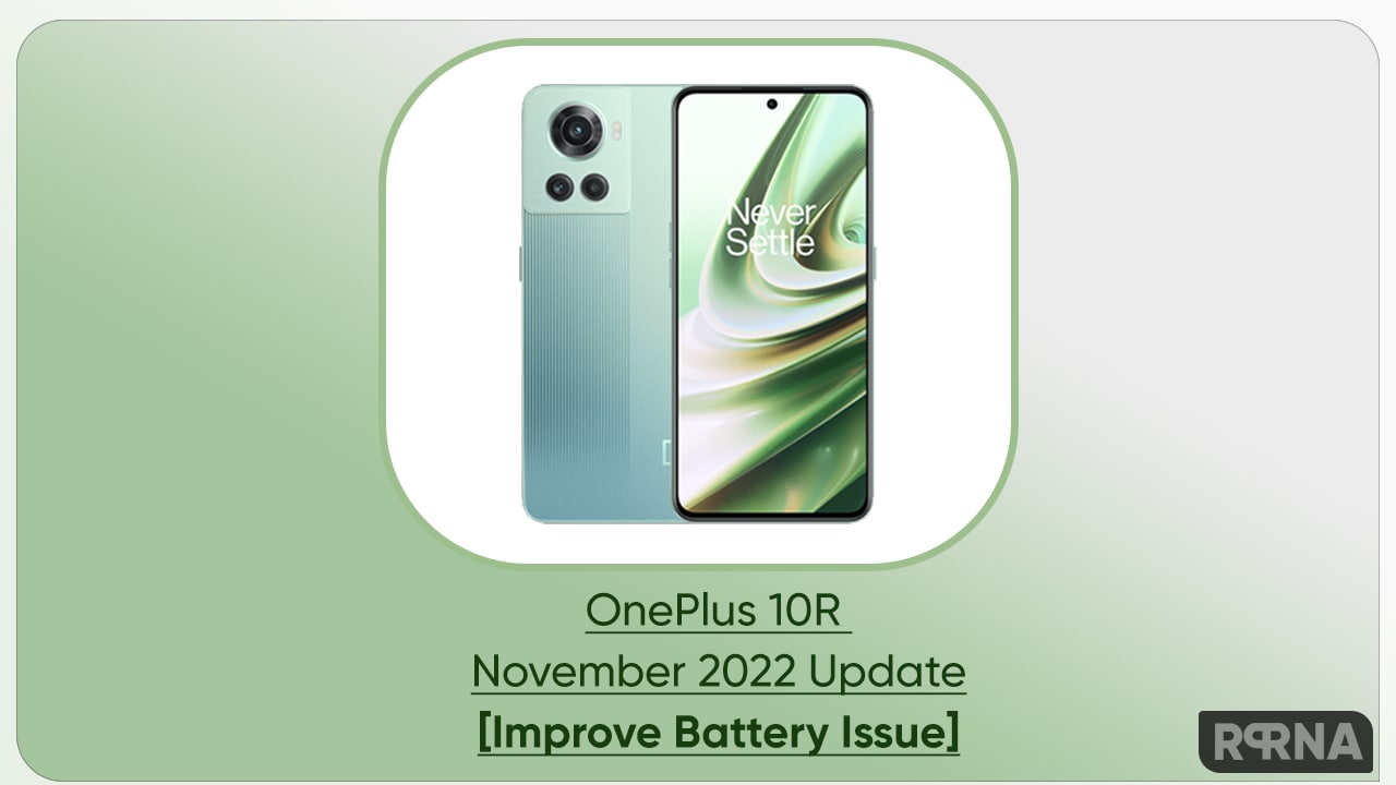 OnePlus 10R November 2022 Update