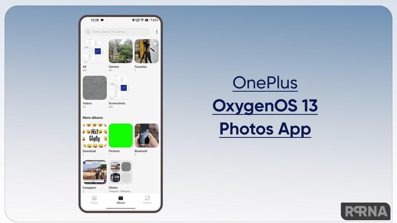OnePlus OxygenOS 13 Photos app