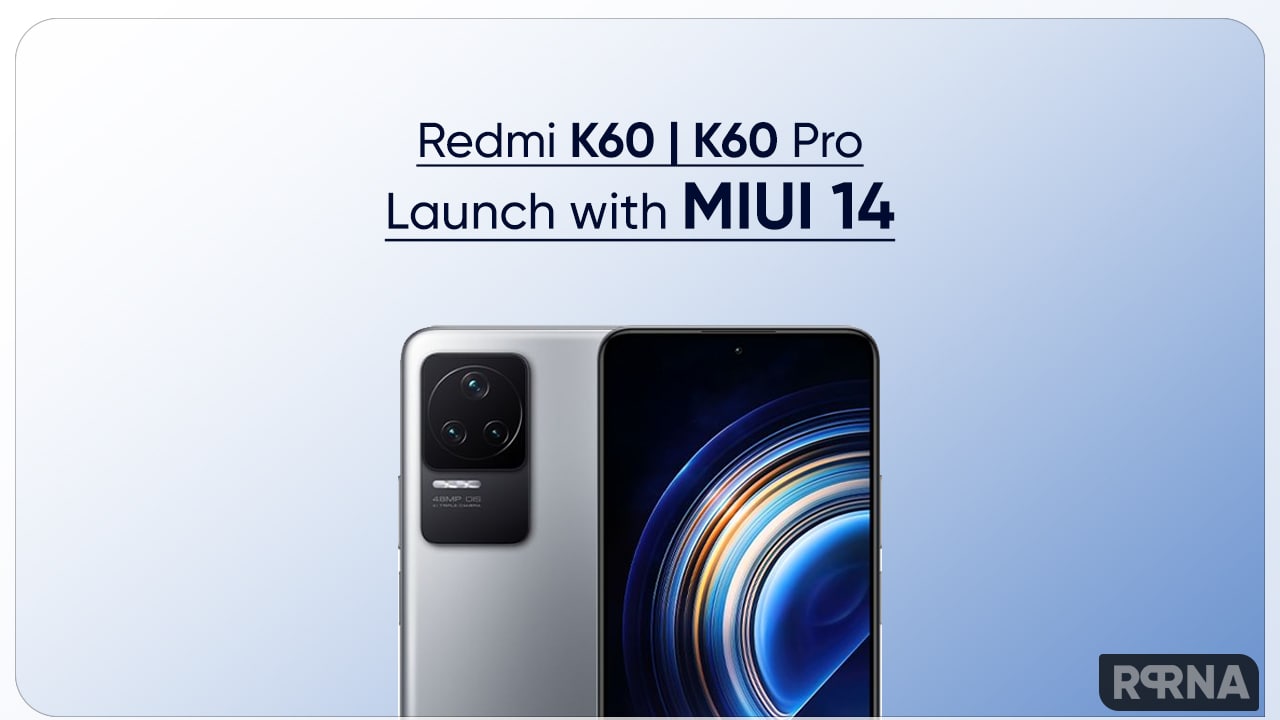 Redmi K60 and K60 Pro MIUI 14 update