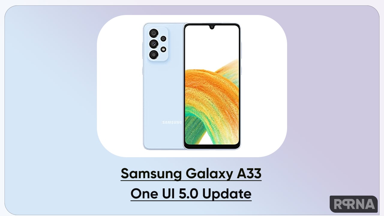 Samsung Galaxy A33 One UI 5.0 update