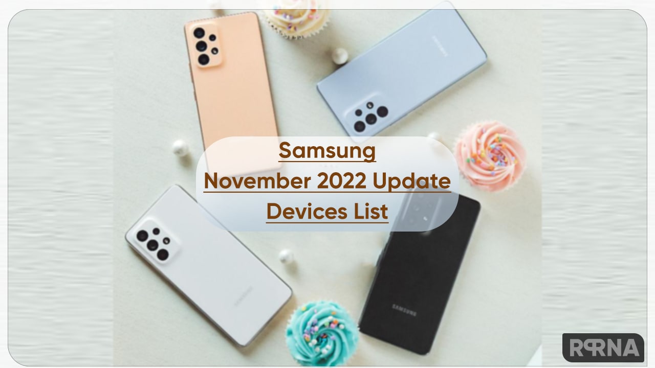Samsung Galaxy November 2022 update devices