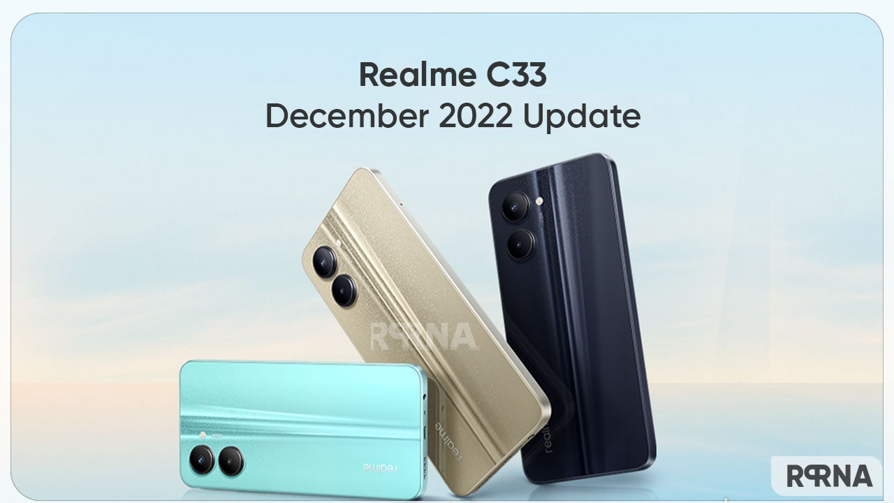 Realme C33 grabs December 2022 update with new RAM expansion feature