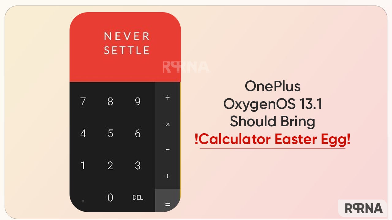 OnePlus should bring back calculator app Easter Egg on OxygenOS 13.1
