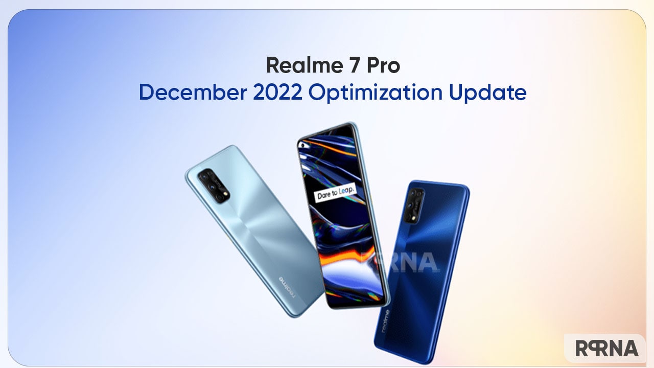 Realme 7 Pro receiving December 2022 optimization update