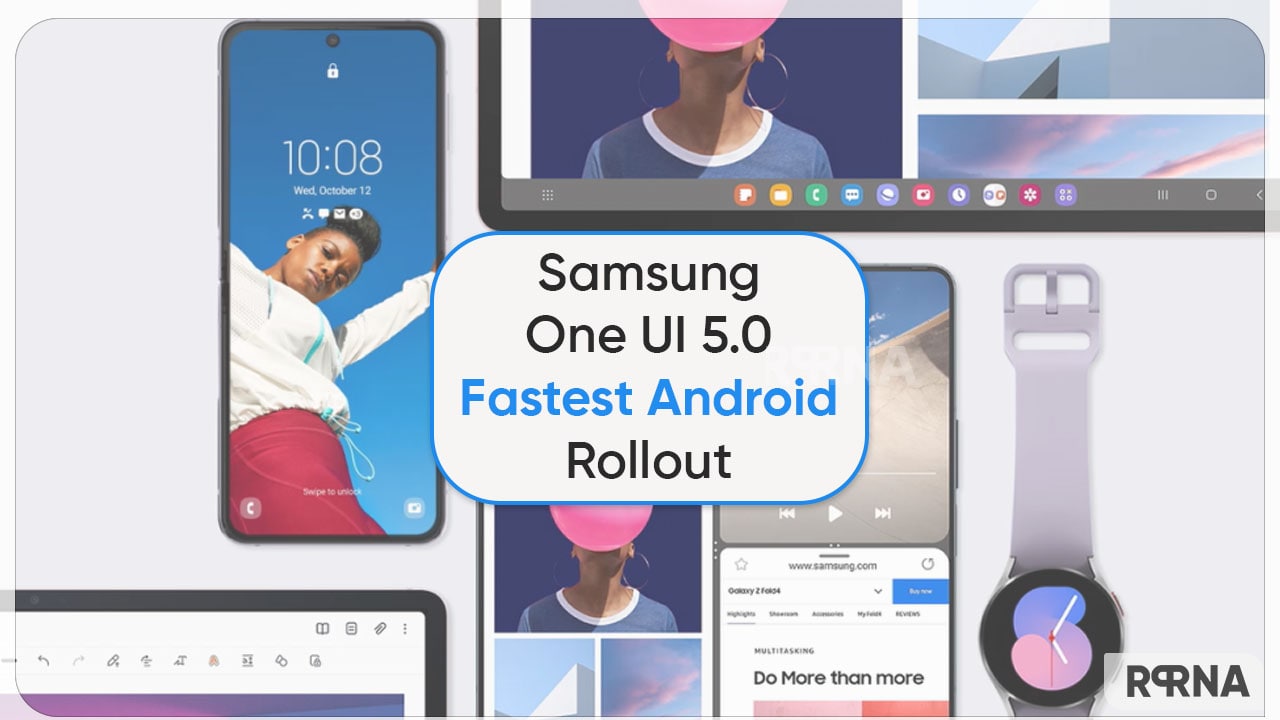Samsung achieved milestone of fastest Android rollout with One UI 5