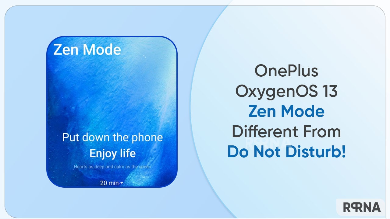 OnePlus OxygenOS 13 Zen Mode