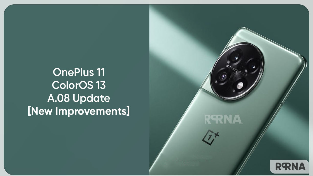 OnePlus 11 gets ColorOS 13 A.08 update