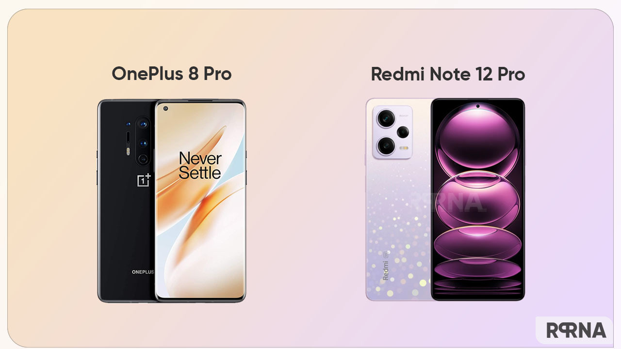 OnePlus 8 Pro vs Redmi Note 12 Pro