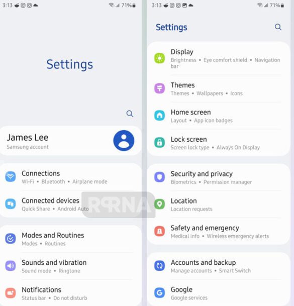 OnePlus OxygenOS 13 Vs Samsung One UI 5: Settings User Interface - RPRNA