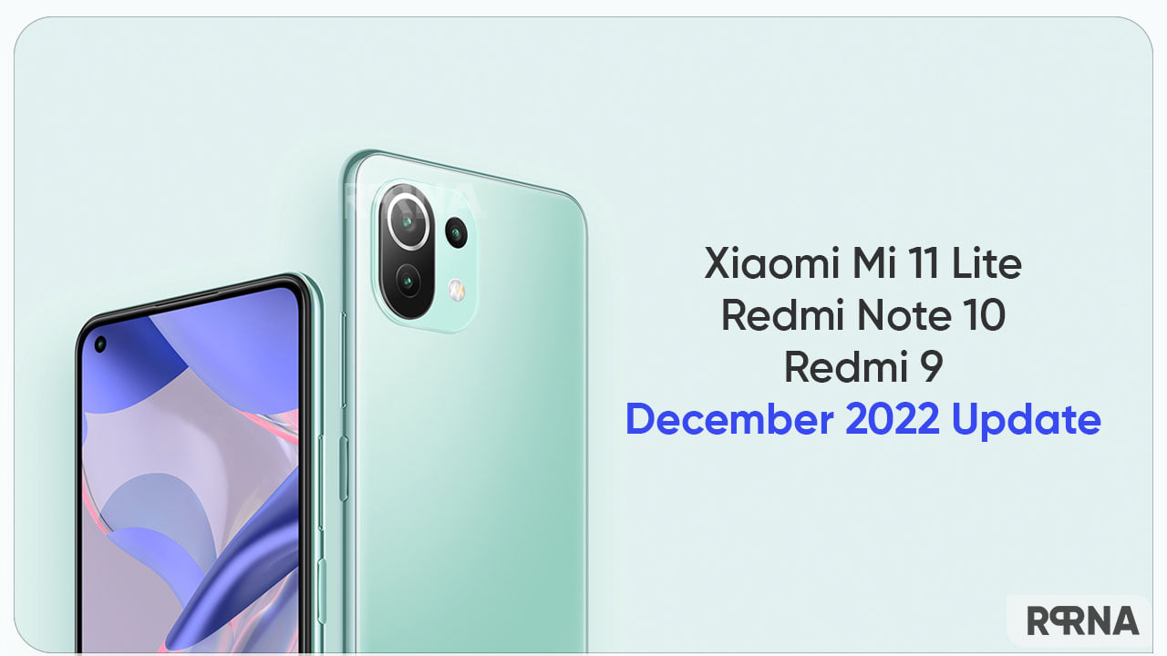 Xiaomi Mi 11 Lite Redmi December 2022 update