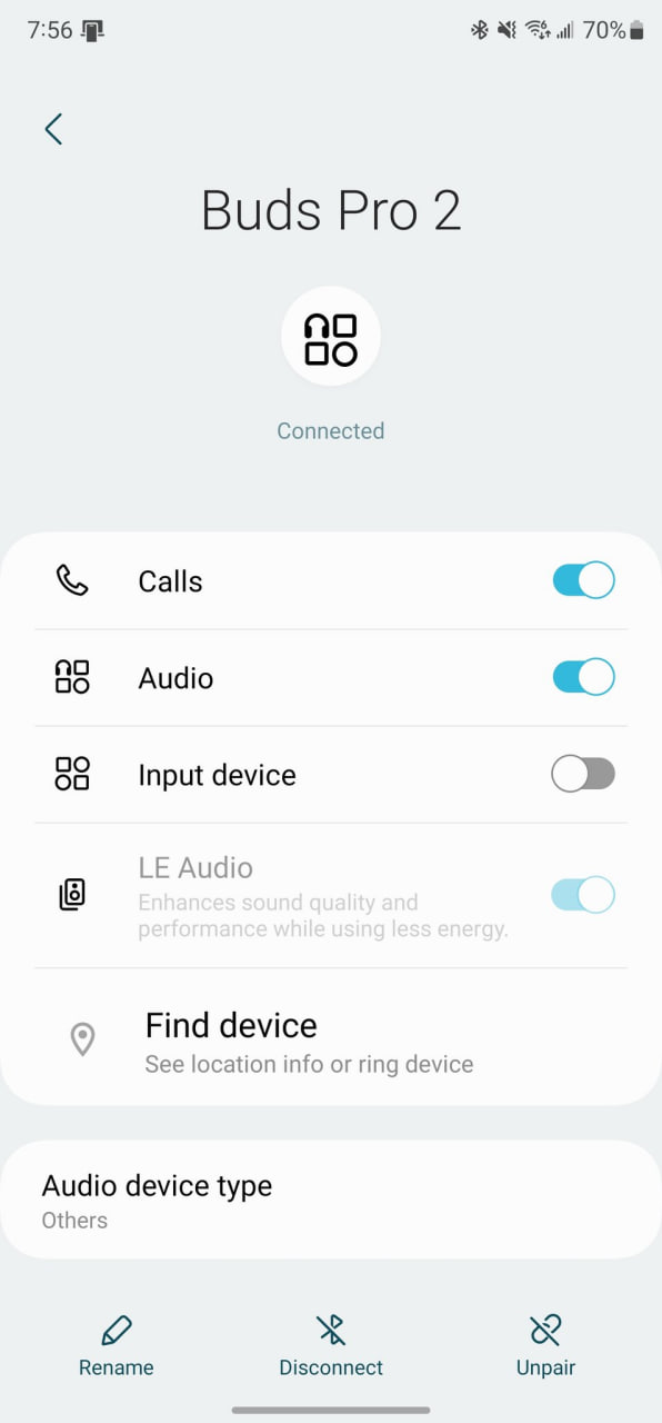 OnePlus Buds Pro 2 Bluetooth LE update