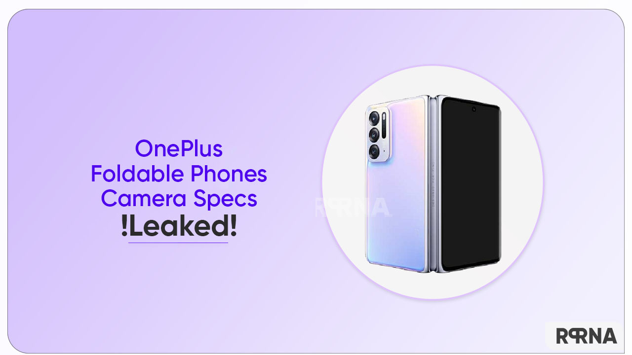 OnePlus foldable phones camera