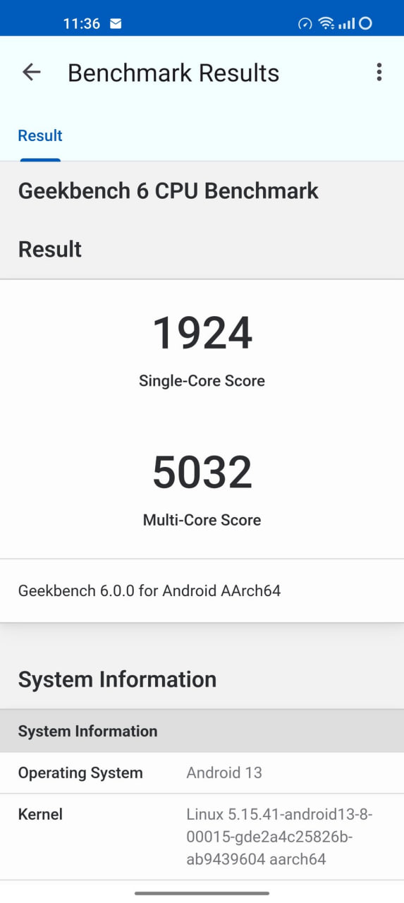 OnePlus 11 Pixel 7 Pro Geekbench