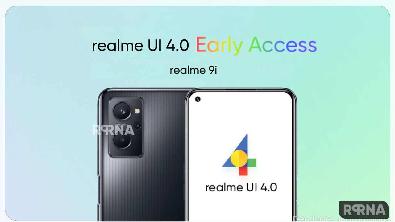 Realme 9i Android 13 Realme UI 4.0