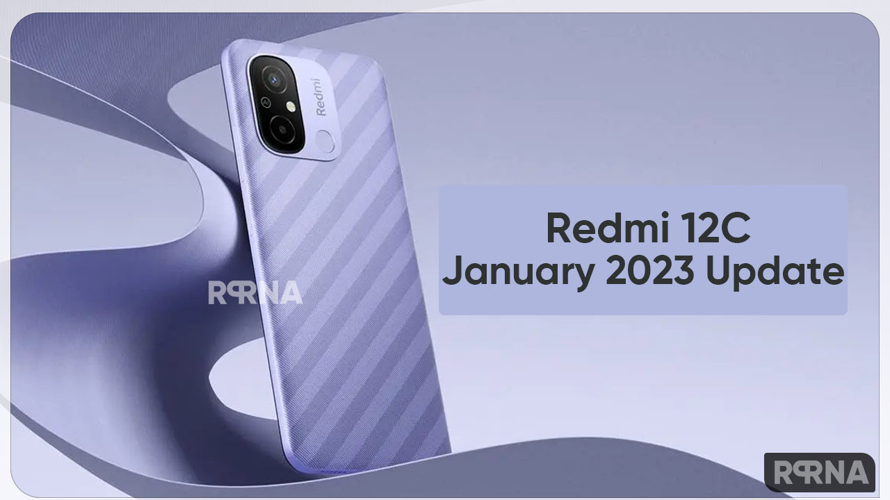 Redmi 12C January 2023 update