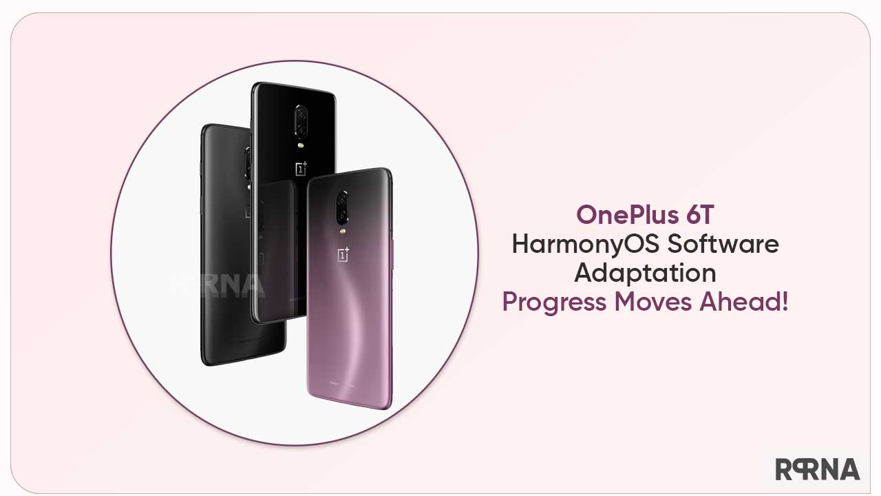OnePlus 6T HarmonyOS software progress