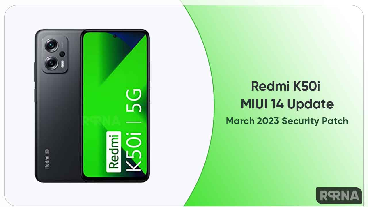 Redmi K50i MIUI 14 update India