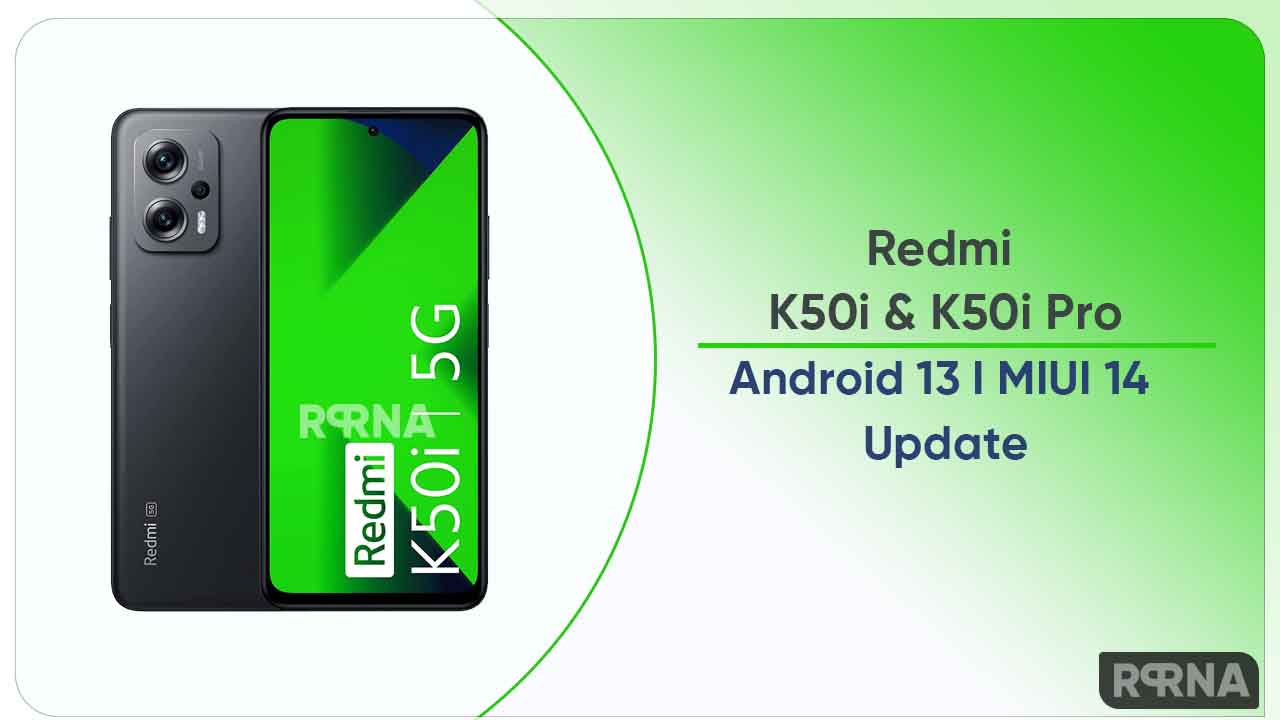 Redmi K50i Pro MIUI 14 update India