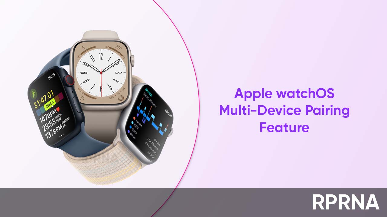 Apple watchOS device pairing