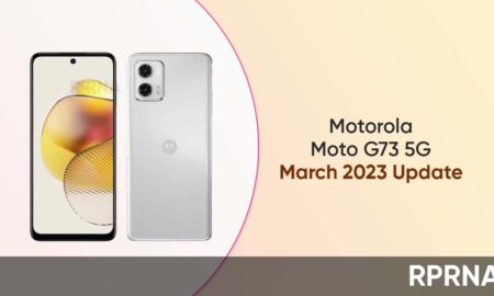 Motorola Moto G73 March 2023 update