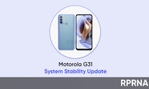 Motorola G31 system stability update