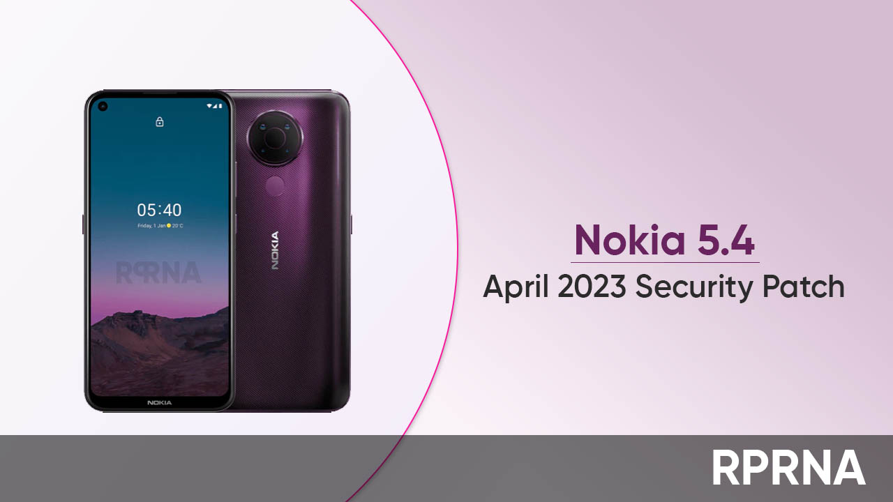 Nokia 5.4 April 2023 patch