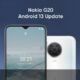 Nokia G20 Android 13 Europe