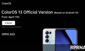 OPPO A55 stable ColorOS 13 update