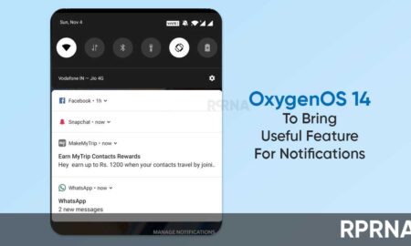 OnePlus OxygenOS 14 notification