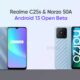 Android 13 beta Realme C25s narzo 50A
