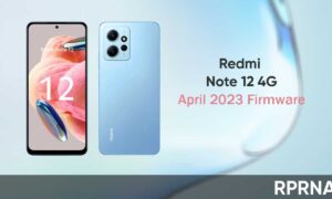 Redmi Note 12 April 2023 firmware