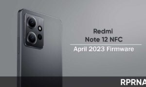 Redmi Note 12 NFC April 2023 firmware