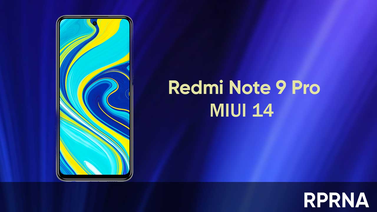 Redmi Note 9 Pro MIUI 14 Europe