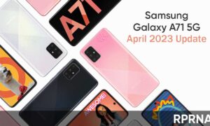 Samsung Galaxy A71 April 2023 patch