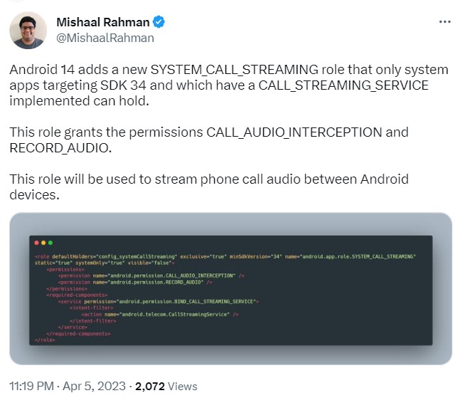 OnePlus OxygenOS 14 switch calls