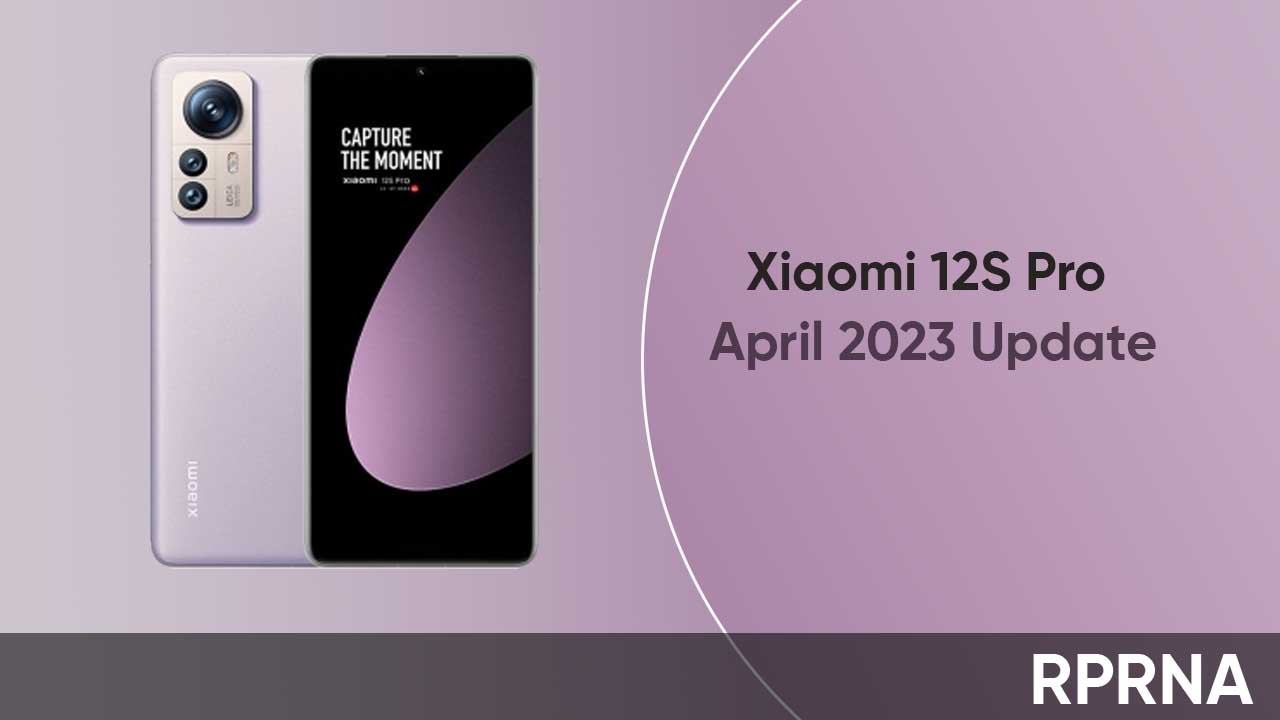 Xiaomi 12S Pro April 2023 optimizations