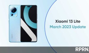 Xiaomi 13 Lite March 2023 update