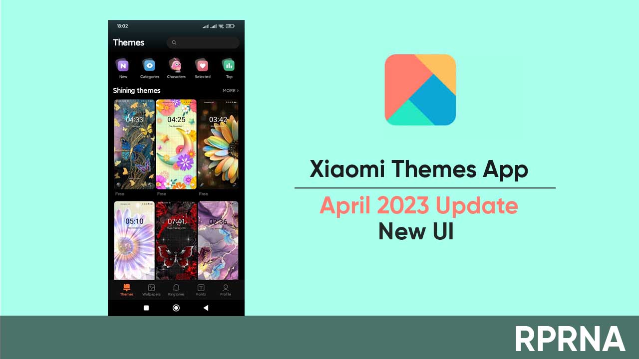 Xiaomi Themes new UI April 2023 update