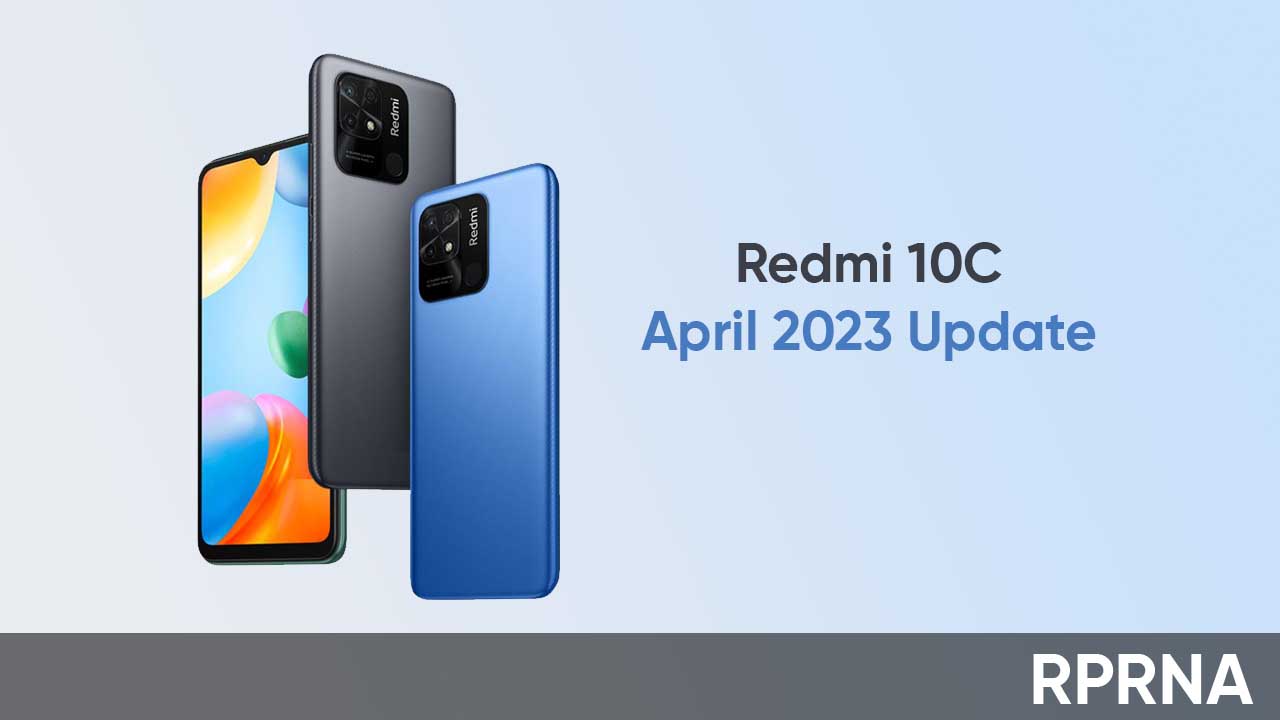 Redmi 10C April 2023 update