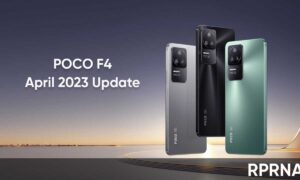 POCO F4 April 2023 update India